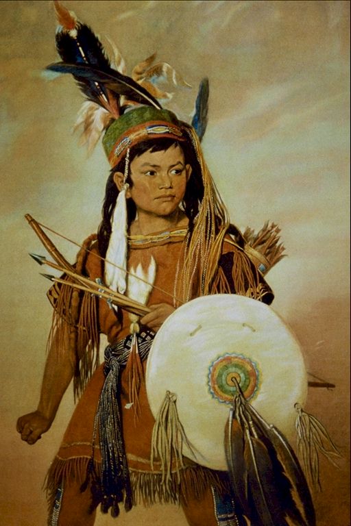 George Catlin Indian Boy